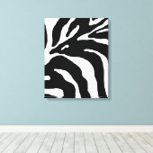 Zebra Stripe Animal Print (Insitu (Houten vloer))