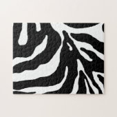 Zebra Stripe Animal Print Legpuzzel (Horizontaal)