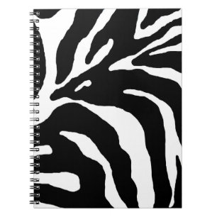 Zebra Stripe Animal Print Notitieboek
