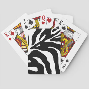 Zebra Stripe Animal Print Speelkaarten