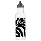 Zebra Stripe Animal Print Waterfles (Rechts)