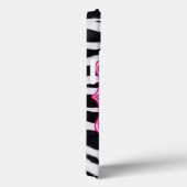 Zebra Stripe Animal Print Wild Monogram IPAD Case (Achterkant / Rechts)