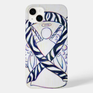Zebra Stripe Awareness Lint Engel iPhone Case