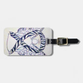 Zebra Stripe Awareness Ribbon Bagagelabel (Voorkant horizontaal)