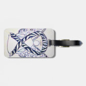 Zebra Stripe Awareness Ribbon Bagagelabel (Achterkant horizontaal)