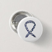 Zebra Stripe Awareness Ribbon Custom Art Button (Voorkant /achterkant)