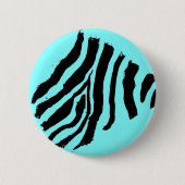 Zebra Stripe Button (Blue Mango) (Voorkant)