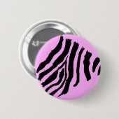 Zebra Stripe Button (katoenhoudend Snoep) (Voorkant /achterkant)