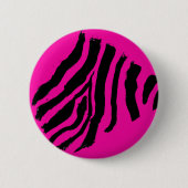 Zebra Stripe Button (Magenta Rockstar) (Voorkant)