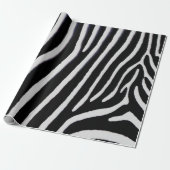 Zebra Stripe Cadeaupapier (Uitgerold)