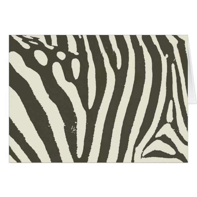 Zebra Stripe Dierenprint Patroon (Voorkant Horizontaal)