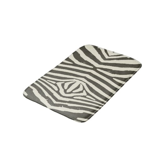 Zebra Stripe Dierenprint Patroon Badmat (Gekanteld)