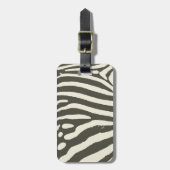 Zebra Stripe Dierenprint Patroon Bagagelabel (Voorkant verticaal)