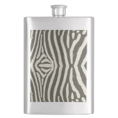 Zebra Stripe Dierenprint Patroon Flacon (Voorkant)