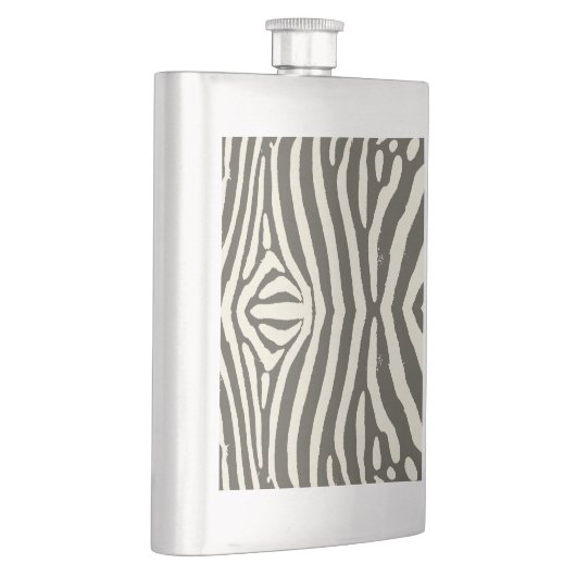 Zebra Stripe Dierenprint Patroon Flacon (Rechts)