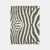 Zebra Stripe Dierenprint Patroon Fleece Deken (Voorkant)