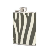 Zebra Stripe Dierenprint Patroon Heupfles (Links)