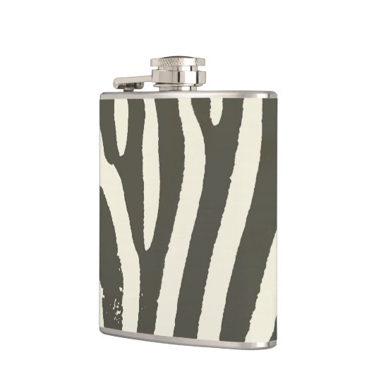 Zebra Stripe Dierenprint Patroon Heupfles (Links)