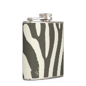 Zebra Stripe Dierenprint Patroon Heupfles (Rechts)