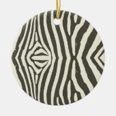 Zebra Stripe Dierenprint Patroon Keramisch Ornament (Voorkant)