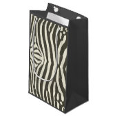 Zebra Stripe Dierenprint Patroon Klein Cadeauzakje (Voorkant Gekanteld)