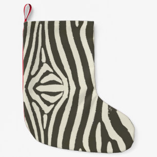 Zebra Stripe Dierenprint Patroon Kleine Kerstsok