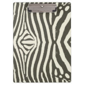 Zebra Stripe Dierenprint Patroon Klembord (Voorkant)