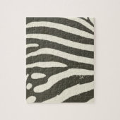 Zebra Stripe Dierenprint Patroon Legpuzzel (Verticaal)