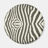 Zebra Stripe Dierenprint Patroon Magneet (Voorkant)