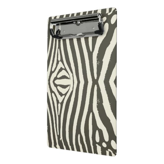 Zebra Stripe Dierenprint Patroon Mini Klembord (Angled2)