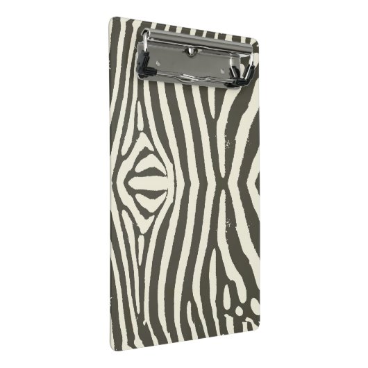 Zebra Stripe Dierenprint Patroon Mini Klembord (Schuin)