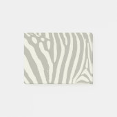 Zebra Stripe Dierenprint Patroon Post-it® Notes (Voorkant)