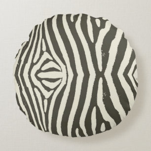 Zebra Stripe Dierenprint Patroon Rond Kussen