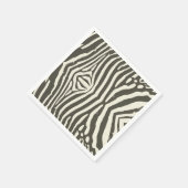 Zebra Stripe Dierenprint Patroon Servet (Hoek)