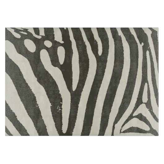Zebra Stripe Dierenprint Patroon Snijplank (Voorkant)