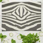 Zebra Stripe Dierenprint Patroon Theedoek (Gevouwen)