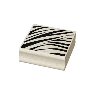 Zebra Stripe druk Rubberstempel