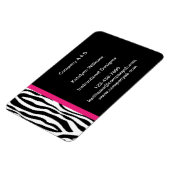 Zebra Stripe Flexibele Magnetische Visitekaartjes Magneet (Linkerzijde)
