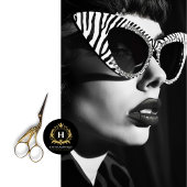 Zebra Stripe  Glam Zwart Wit Decoupage Tissuepapier