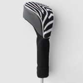Zebra Stripe Golfheadcover (Schuin)