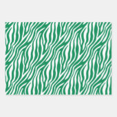 Zebra Stripe kerstcadeaus Inpakpapier Vel (Voorkant 2)