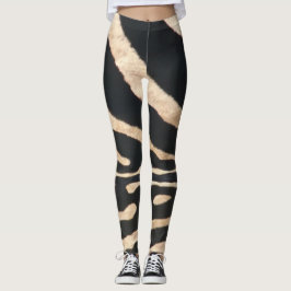 Zebra Stripe Leggings