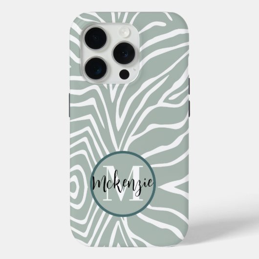 Zebra Stripe om het even welke Kleur personaliseer Case-Mate iPhone Case (Achterkant)