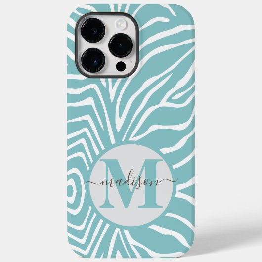 Zebra Stripe om het even welke Kleur personaliseer Case-Mate iPhone Case (Achterkant)