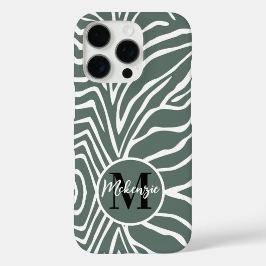 Zebra Stripe om het even welke Kleur personaliseer Case-Mate iPhone Case (Achterkant)
