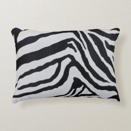 Zebra-stripe patroon accent kussen