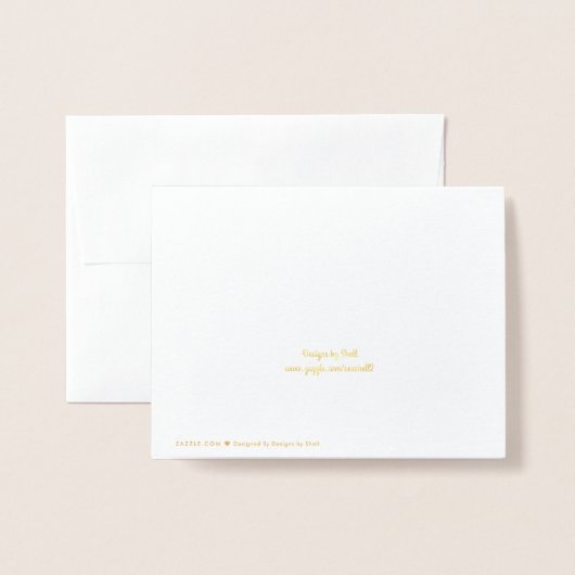 Zebra Stripe Patroon Gefeliciteerd Folie Kaarten (Met envelop)