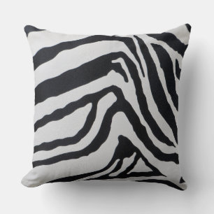 Zebra-stripe patroon kussen
