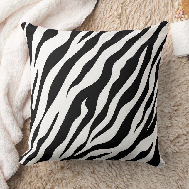 Zebra-stripe patroon kussen (Deken)