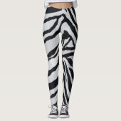 Zebra-stripe patroon leggings (Voorkant)